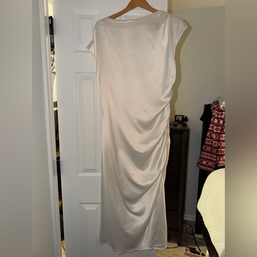 BHLDN Anthropology Cream Dress